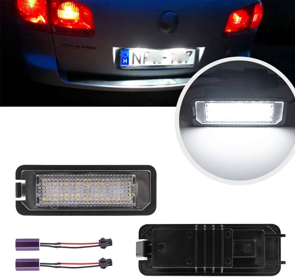 Amazon.com: LED License Plate Lights for MK5 GTI MK6 MK7 Golf 5